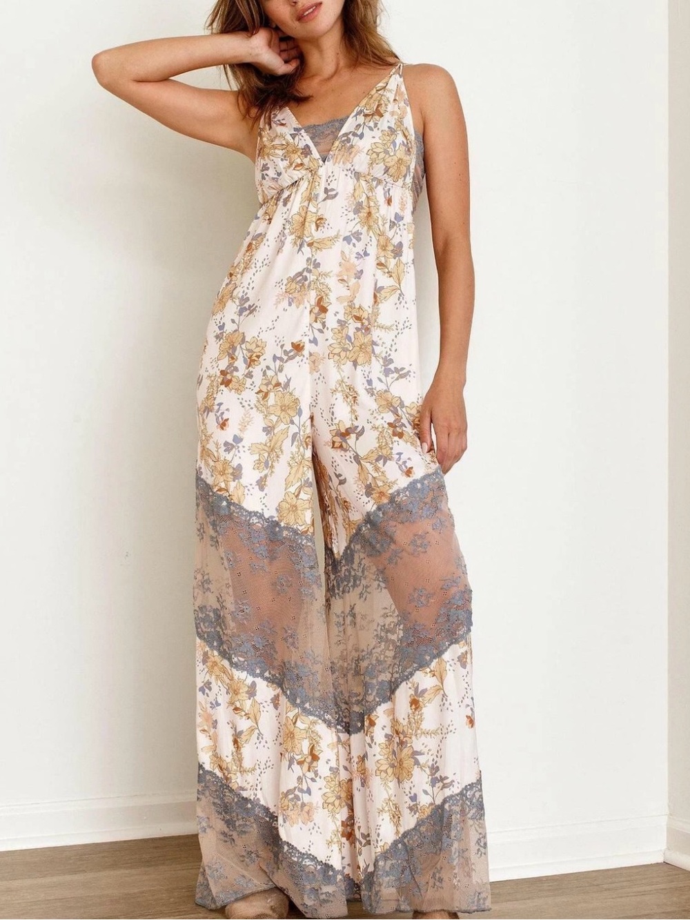 Free People Intimately Romper Pants Jumpsuit XS